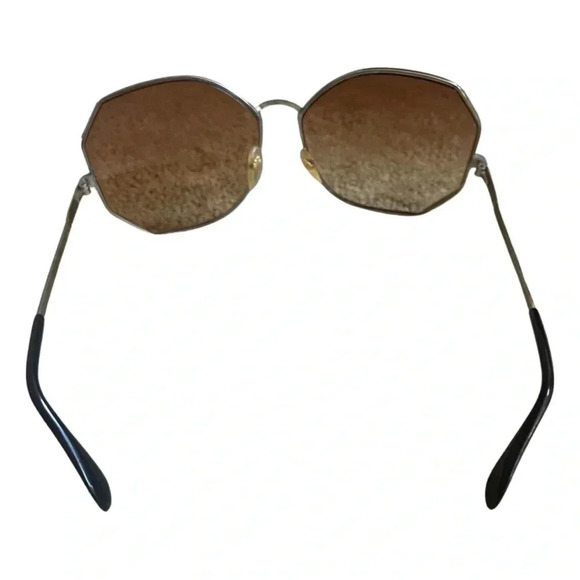 Womens Vintage 80's Pierre Cardin Octagonal Sunglasses Glasses - Picture 7 of 10